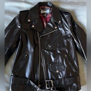 Men’s Medium Leather Schott NYC motorcycle jacket